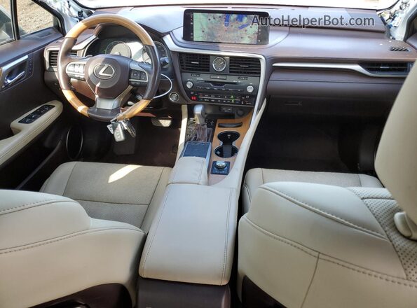 2T2HZMDA8LC223007 2020 LEXUS RX White Widok deski rozdzielczej