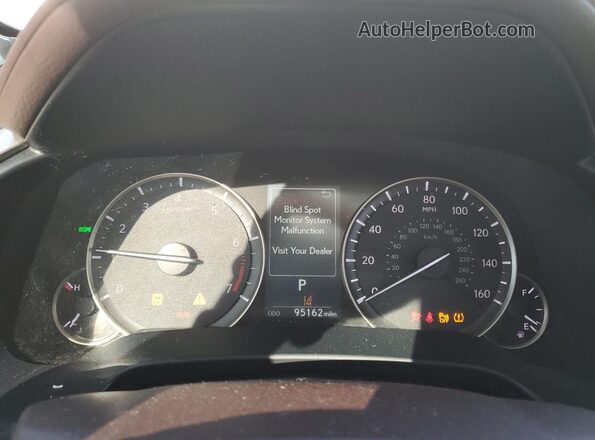 2T2HZMDA8LC223007 2020 LEXUS RX White Widok zestawu wskaźników