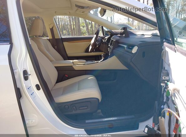 2T2HZMDA8LC243869 2020 LEXUS RX 350 White Widok wnętrza z przodu