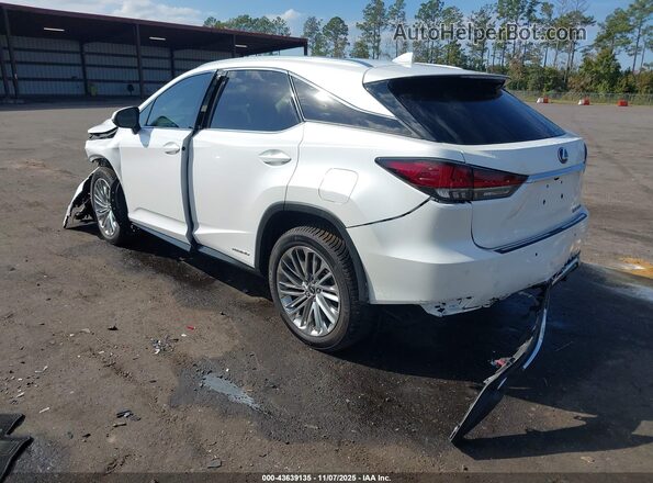 2T2JGMDA3MC064471 2021 LEXUS RX 450H White Trasero izquierdo