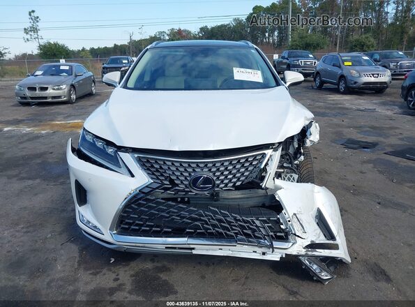 2T2JGMDA3MC064471 2021 LEXUS RX 450H White Vista del salpicadero