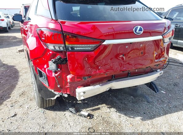 2T2JGMDA9MC065334 2021 LEXUS RX 450H Red Vista frontal