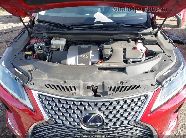 2T2JGMDA9MC065334 2021 LEXUS RX 450H Red Vista trasera