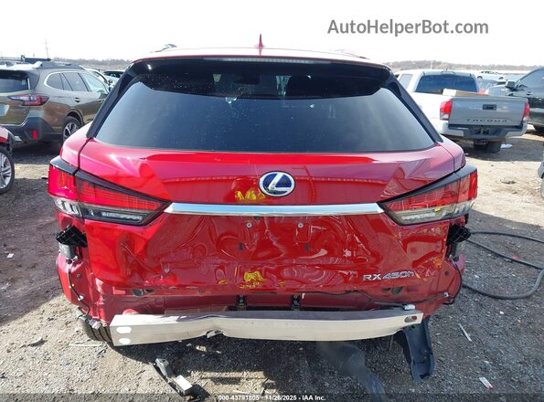 2T2JGMDA9MC065334 2021 LEXUS RX 450H Red 