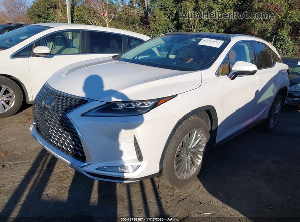 2T2JZMDA5MC288139 2021 LEXUS RX 350 White Առջևի ձախ երեք քառորդ տեսարան