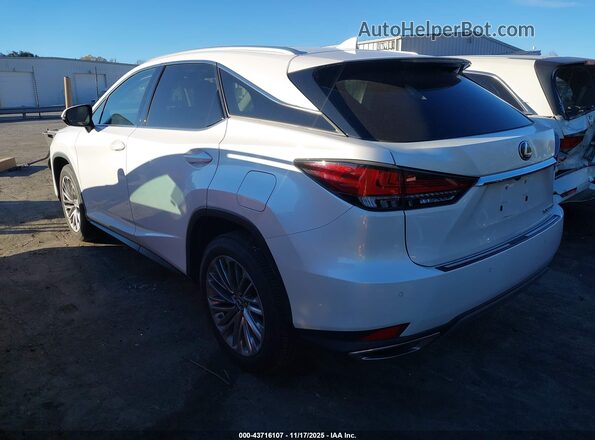 2T2JZMDA5MC288139 2021 LEXUS RX 350 White Հետևի ձախ