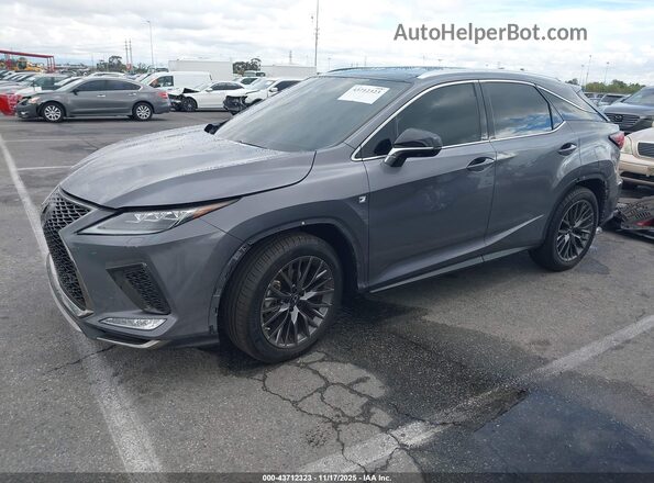 2T2YZMDA3MC282628 2021 LEXUS RX 350 Gray Առջևի ձախ երեք քառորդ տեսարան