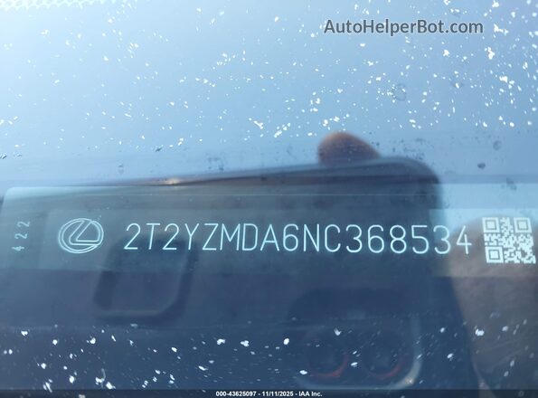2T2YZMDA6NC368534 2022 LEXUS RX 350 White Вид підкапотного простору