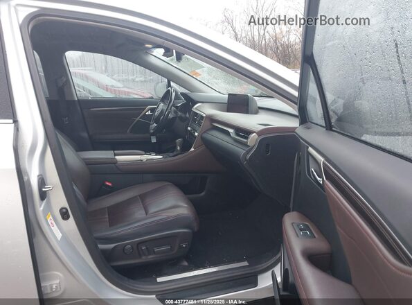 2T2ZFMCA7GC001336 2016 LEXUS RX 450H Silver Vista interior delantera