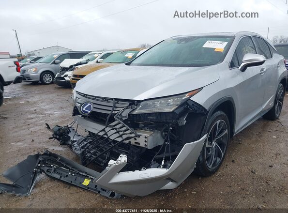 2T2ZFMCA7GC001336 2016 LEXUS RX 450H Silver Vista frontal