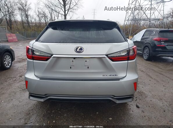 2T2ZFMCA7GC001336 2016 LEXUS RX 450H Silver 