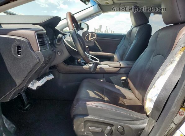 2T2ZZMCA2KC148437 2019 LEXUS RX Black Widok wnętrza z przodu
