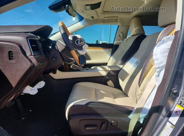 2T2ZZMCA8GC027211 2016 LEXUS RX Gray Вид салону спереду