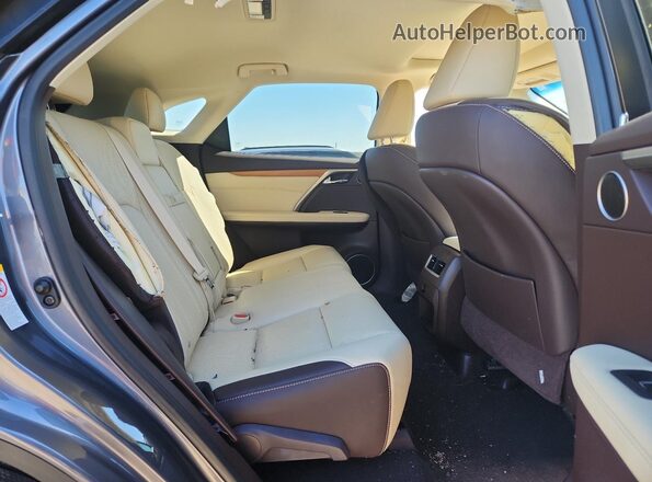 2T2ZZMCA8GC027211 2016 LEXUS RX Gray Вид задніх сидінь