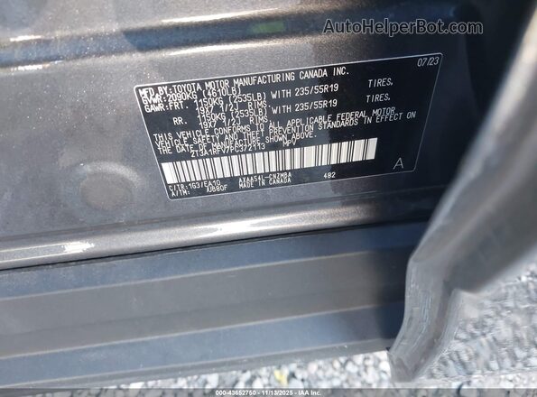 2T3A1RFV7PC372113 2023 TOYOTA LE Gray Widok komory silnika