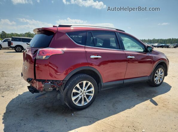 2T3DFREVXJW839417 2018 TOYOTA LIMITED Red 