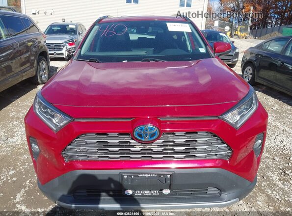 2T3DWRFV3KW022435 2019 TOYOTA LIMITED Red Вид задньої частини салону