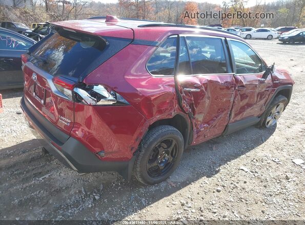 2T3DWRFV3KW022435 2019 TOYOTA LIMITED Red Задня права чверть