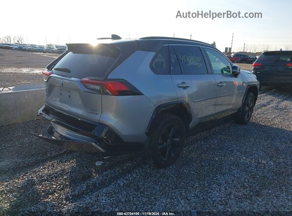 2T3E6RFV0MW021525 2021 TOYOTA RAV4 HYBRID Light Blue Tył prawy