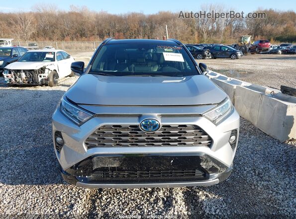 2T3E6RFV0MW021525 2021 TOYOTA RAV4 HYBRID Light Blue Widok zestawu wskaźników