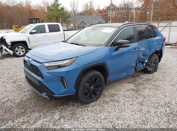 2T3E6RFV7PW041713 2023 TOYOTA RAV4 HYBRID Blue Առջևի ձախ երեք քառորդ տեսարան