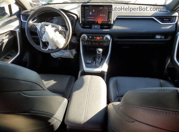 2T3E6RFV8NW030197 2022 TOYOTA RAV4 Blue Vista del salpicadero