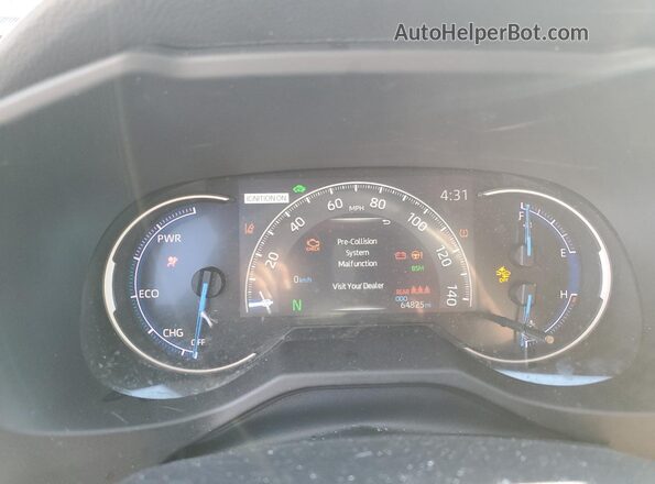 2T3E6RFV8NW030197 2022 TOYOTA RAV4 Blue Vista del cuadro de instrumentos