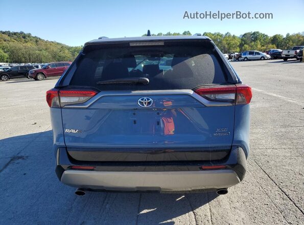 2T3E6RFV8NW030197 2022 TOYOTA RAV4 Blue Vista trasera