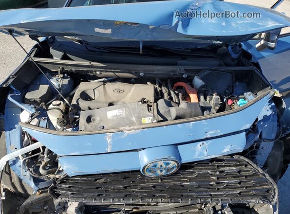 2T3E6RFV8NW030197 2022 TOYOTA RAV4 Blue Vista del compartimento del motor