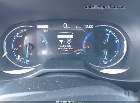 2T3EWRFV3LW061838 2020 TOYOTA RAV4 HYBRID Gray Հետևի նստատեղերի տեսք