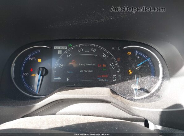 2T3EWRFV5LW070721 2020 TOYOTA RAV4 HYBRID Gray Հետևի նստատեղերի տեսք