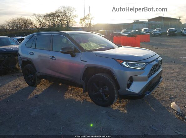 2T3EWRFV7LW080196 2020 TOYOTA RAV4 HYBRID Gray სალონის 360-გრადუსიანი ხედი