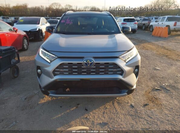 2T3EWRFV7LW080196 2020 TOYOTA RAV4 HYBRID Gray უკანა სალონის ხედი