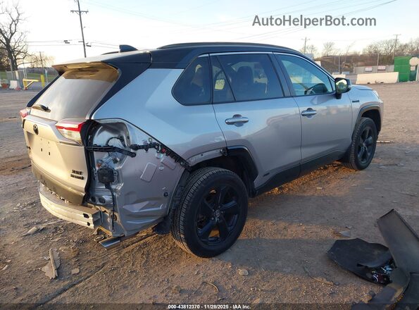 2T3EWRFV7LW080196 2020 TOYOTA RAV4 HYBRID Gray უკანა მარჯვენა