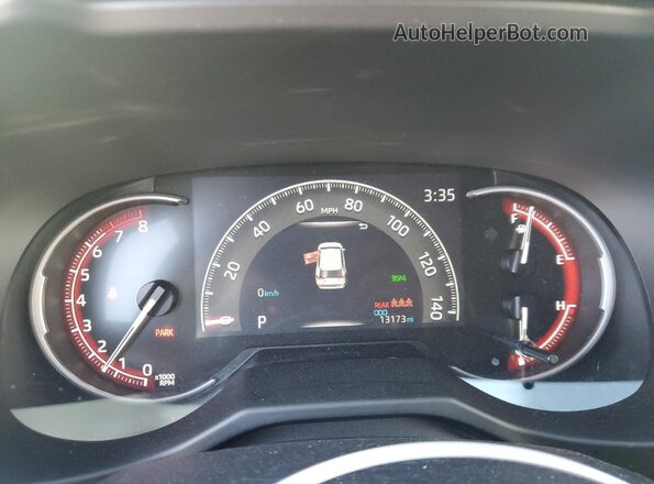 2T3G1RFV3PW336198 2023 TOYOTA LE Black ხელსაწყოთა პანელის ხედი