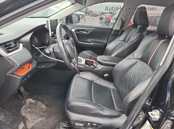 2T3J1RFV0LC072830 2020 TOYOTA RAV4 Black წინა სალონის ხედი