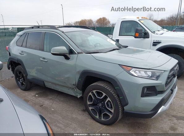 2T3J1RFV1LC091810 2020 TOYOTA RAV4 Gray Vista interior trasera