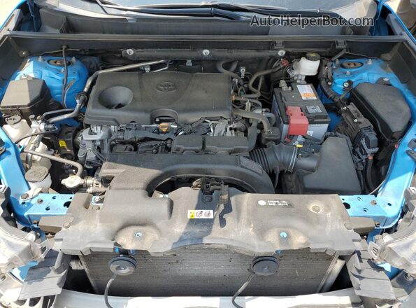 2T3J1RFV4LC098024 2020 TOYOTA RAV4 Blue Engine compartment view