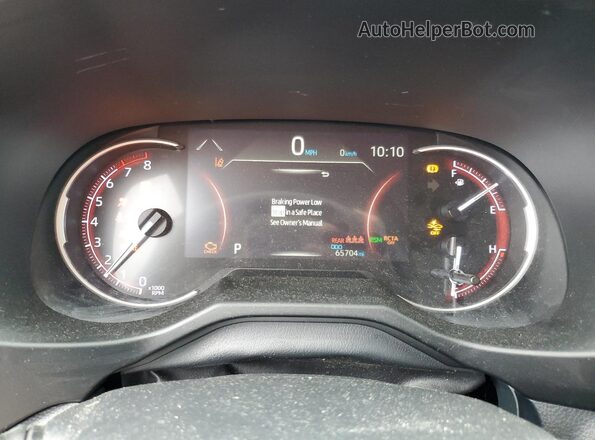 2T3J1RFV6LC106589 2020 TOYOTA RAV4 Gray Սարքավորումների վահանակի տեսք