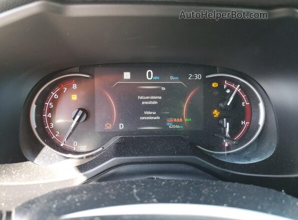2T3K1RFV0PC239424 2023 TOYOTA LE Black Vista del cuadro de instrumentos