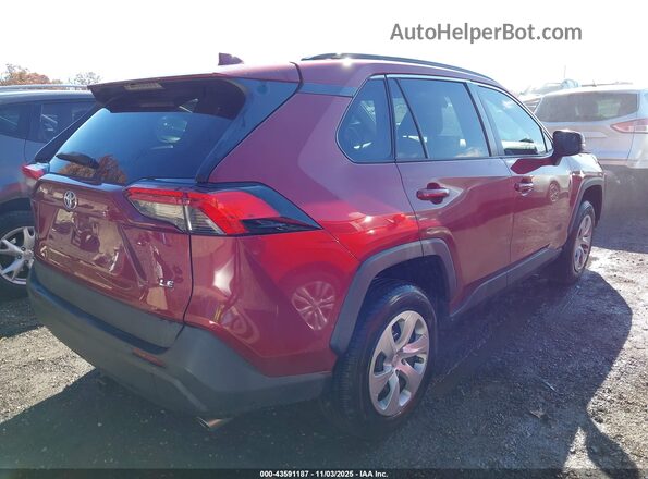 2T3K1RFV2LC041034 2020 TOYOTA LE Red უკანა მარჯვენა