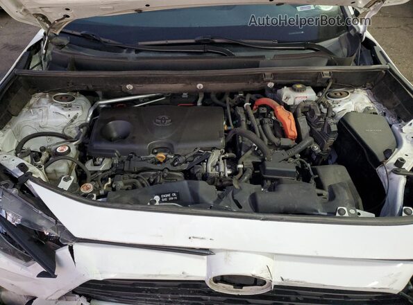 2T3LWRFV2LW092036 2020 TOYOTA LE White Вид підкапотного простору