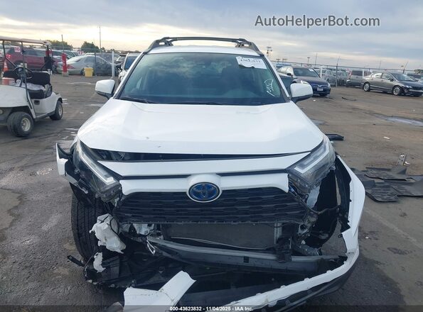 2T3UWRFV6PW176631 2023 TOYOTA RAV4 HYBRID White წინა პანელის ხედი