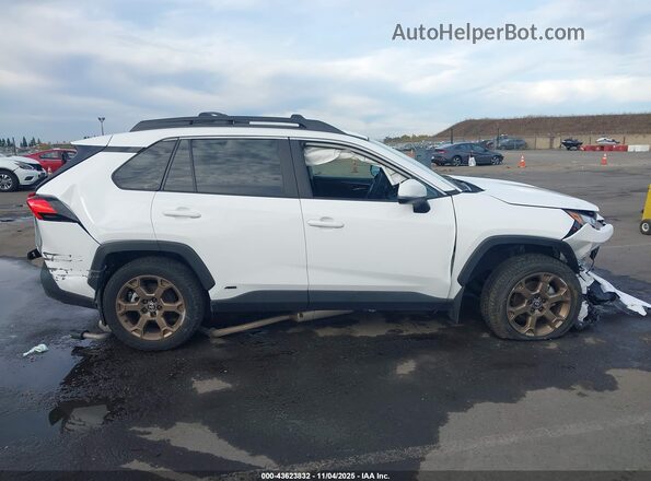 2T3UWRFV6PW176631 2023 TOYOTA RAV4 HYBRID White ხელსაწყოთა პანელის ხედი