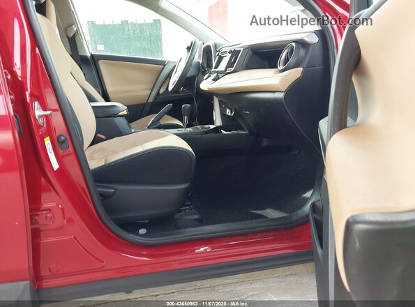 2T3WFREV8HW405239 2017 TOYOTA LE Бордовый Вид салона спереди