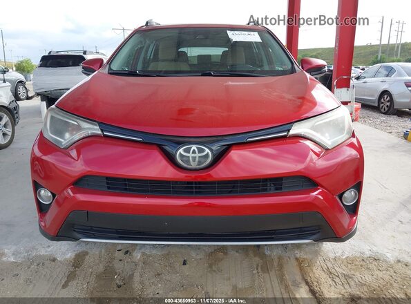 2T3WFREV8HW405239 2017 TOYOTA LE Бордовый Вид задней части салона