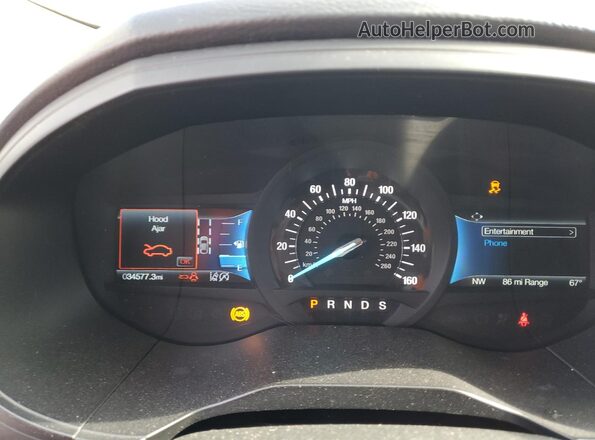 2FMPK4J95RBA68041 2024 FORD EDGE Black Widok tylnych siedzeń