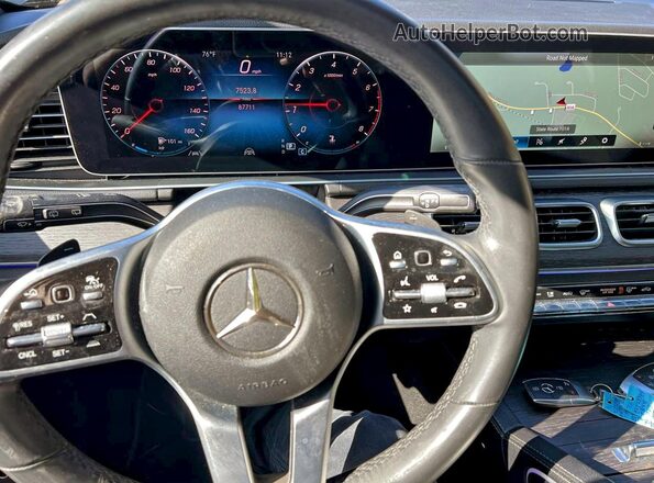 4JGFB4JB3NA584242 2022 MERCEDES-BENZ GLE Черный Вид панели приборов