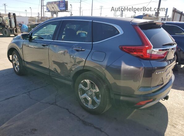 5J6RW1H51JA001272 2018 HONDA CRV Gray 
