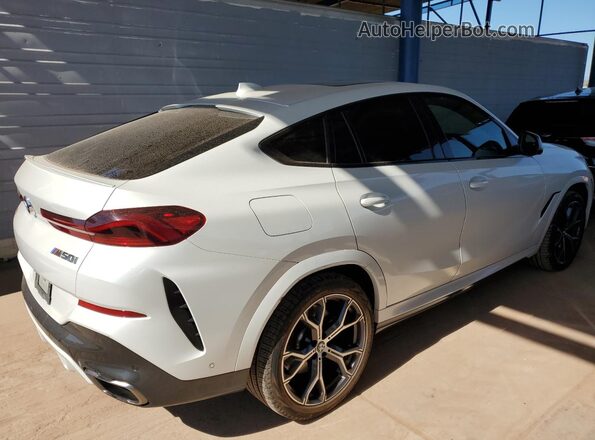 5UXCY8C0XN9J38713 2022 BMW X6 White Przód prawy